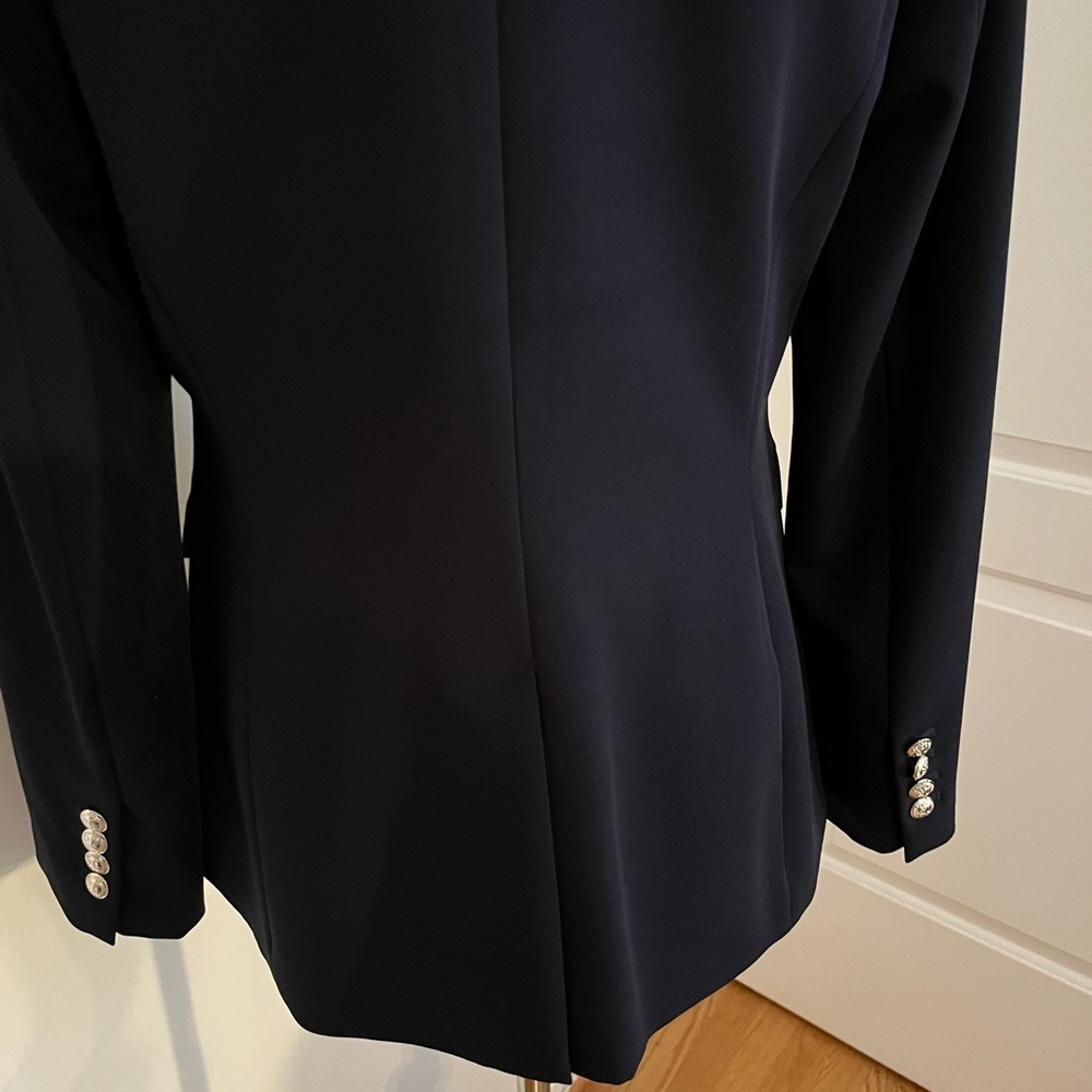 Tommy Hilfiger Women's Navy Blue Blazer Size 6 - Picture 10 of 13